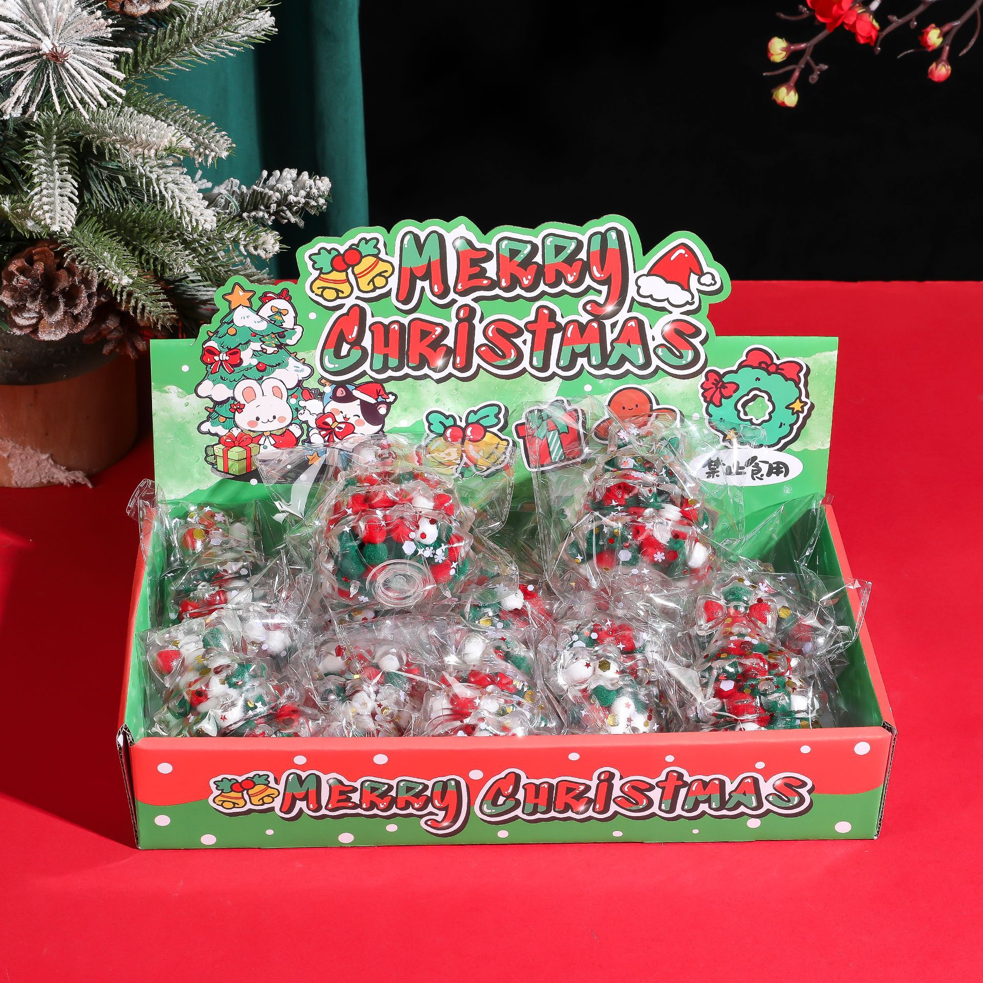 B flash árbol de Navidad pellizco pellizco nuevo pellizco pellizco juguete descompresión juguete descompresión fábrica de venta directa