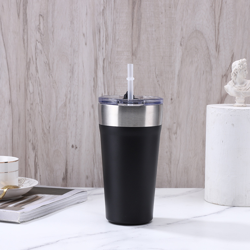 Comercio exterior nuevo 304 taza de vacío de acero inoxidable de doble capa de vacío Boca Grande Cerveza Coche Taza taza de café taza de paja