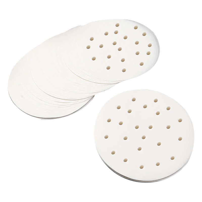 Одноразовая бумага для пароварки, пищевая, антипригарная, паростойкая, подложки из бумаги для пароварки для приготовления булочек на пару, бумага для пароварки для приготовления булочек на пару, бумага с силиконовым покрытием