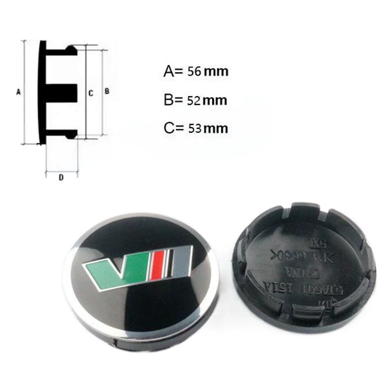 Крышка центра ступицы колеса автомобиля Зеленая R этикетка Skoda Модифицированная декоративная паста 56,5 мм диаметр 60 мм этикетка крышка ступицы колеса