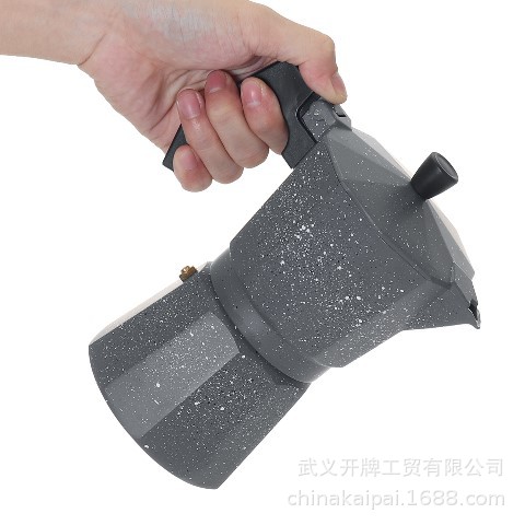 Transfronteriza hogar Mocha cafetera olla octogonal de aluminio italiano taza de café estufa eléctrica calefacción cafetera traje