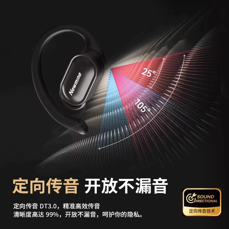 Новый Ly12 висячие ушные Bluetooth наушники Palentry по-настоящему беспроводные, открытые, без движения уха, для бега и велоспорта, звонок, без шума