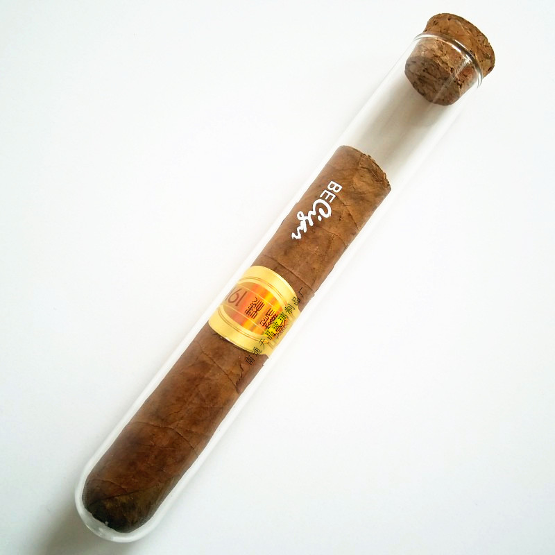 透明玻璃试管 雪茄管 22*150mm高硼硅玻璃圆底印字样品管木塞试管