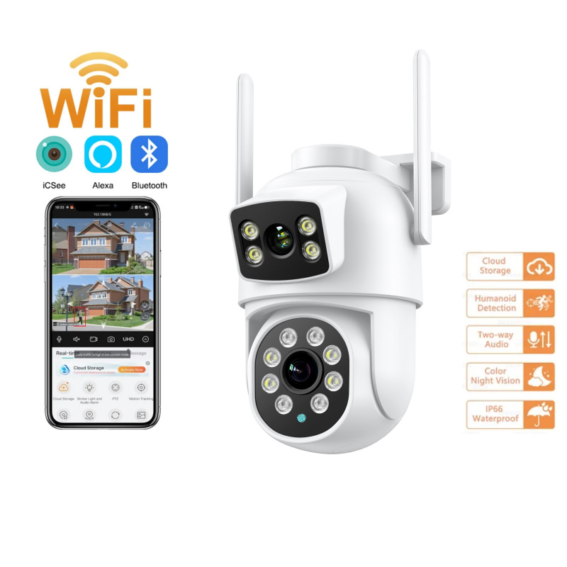 IP camera 4k/2k full color intelligent WIFI home security CCTV…