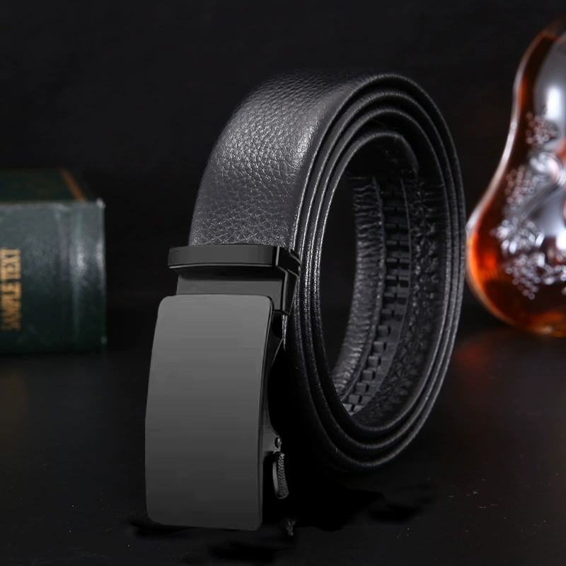 Спортивный автомобиль с черным лицом с автоматическим застежкой мужской ремень для бизнеса повседневный износостойкий ремень для брюк