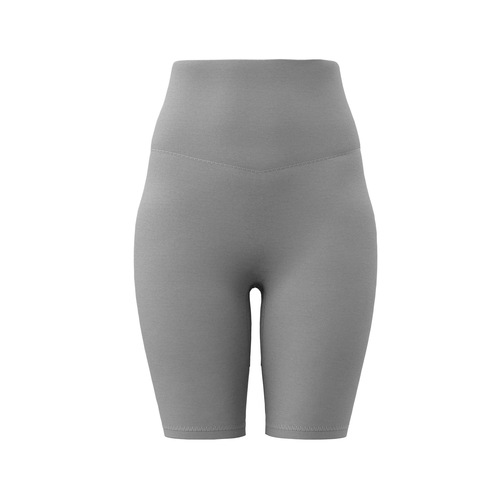 Polyester Track pants with invisible waistband and high-waisted yoga shorts with peach-shaped buttocks-lifting effect