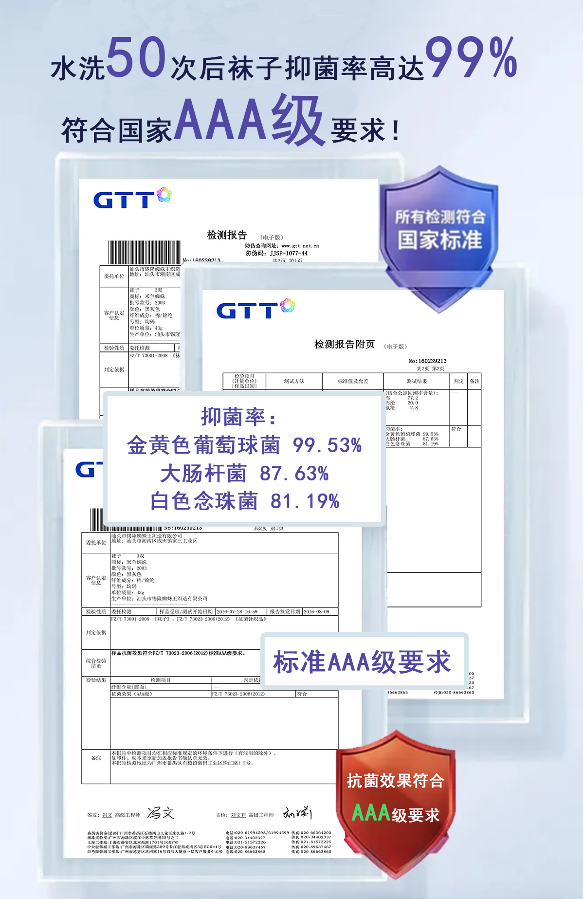 AAA抗菌防臭袜子男夏季船袜纯色棉袜子 男士短袜独立包装厂家批发详情24