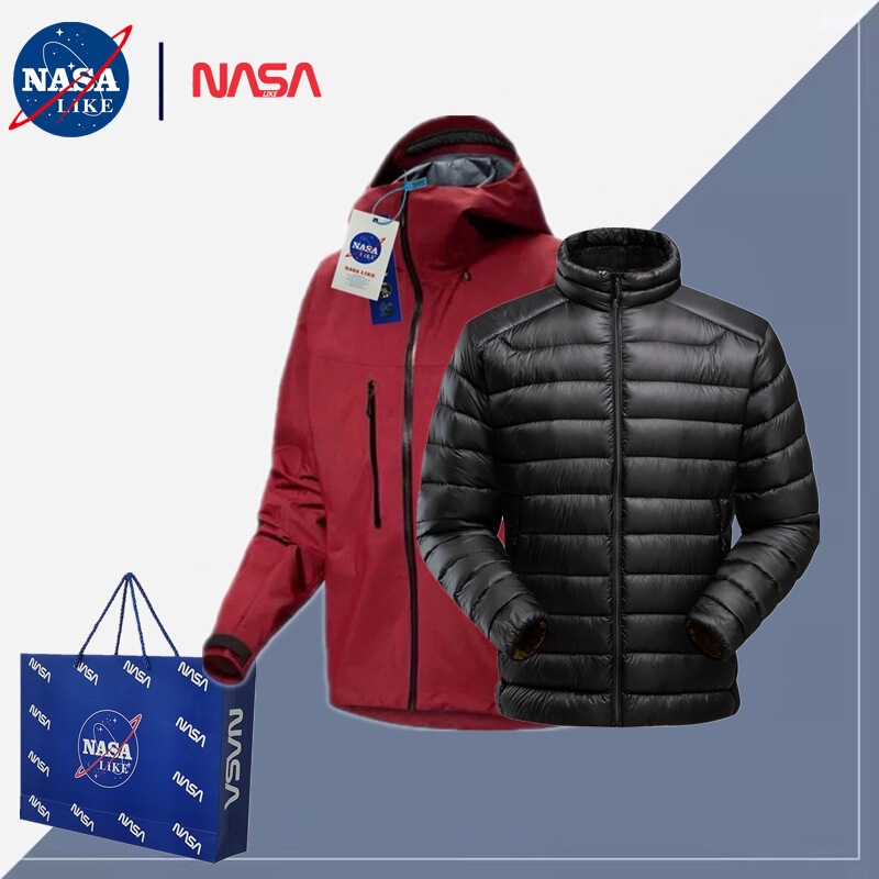 NASALike 台州鳥家ジャケット スリーインワン メンズ レディース ジャケット 春秋 スリープルーフ 登山ジャケット SV7 ポーラーホワイト|undefined