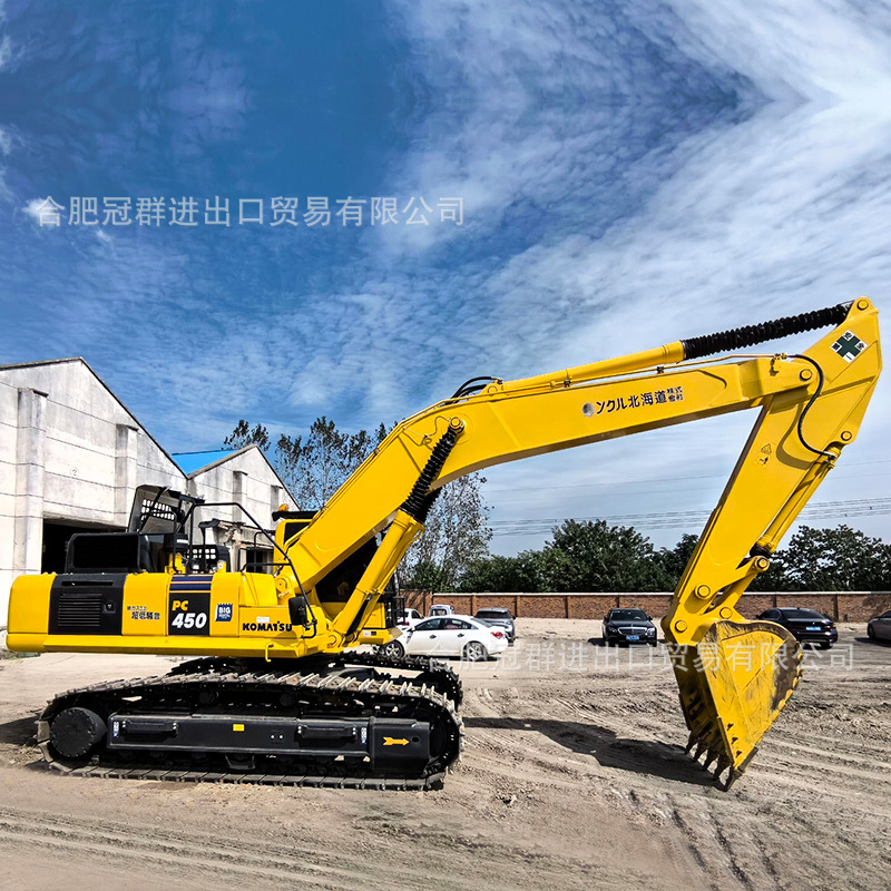 El noventa por ciento original de la nueva excavadora PC450 Komatsu tiene una fuerte potencia y una excavación eficiente que puede manejar fácilmente varias condiciones de trabajo.