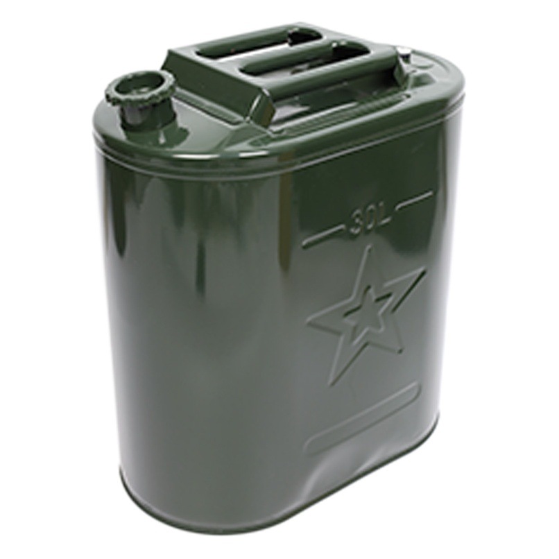 Barril portátil de gasolina engrosado de 5L 10L 15L 20L 25L, barril de hierro con tapa de hierro, tanque de combustible y aceite, barril especial para gasolina. image 1