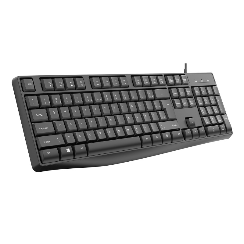 CK801U サイレント有線キーボード人間工学に基づいたビジネスオフィス専用キーボードはタイピングに優れています|undefined