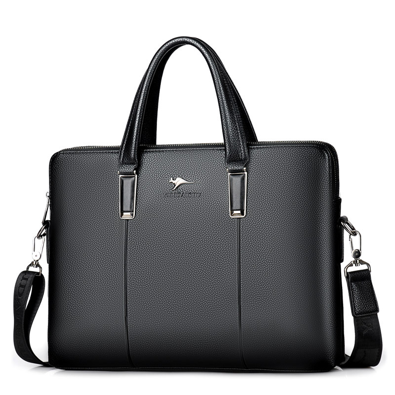 Men's briefcase, business-style, large-capacity, computer bag, shoulder bag, crossbody bag
