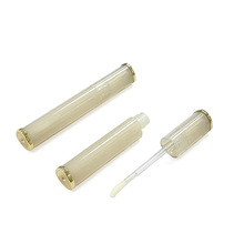 Lip gloss tube 旋转三角形透明唇彩管3CE同款皮革液体口红唇釉瓶