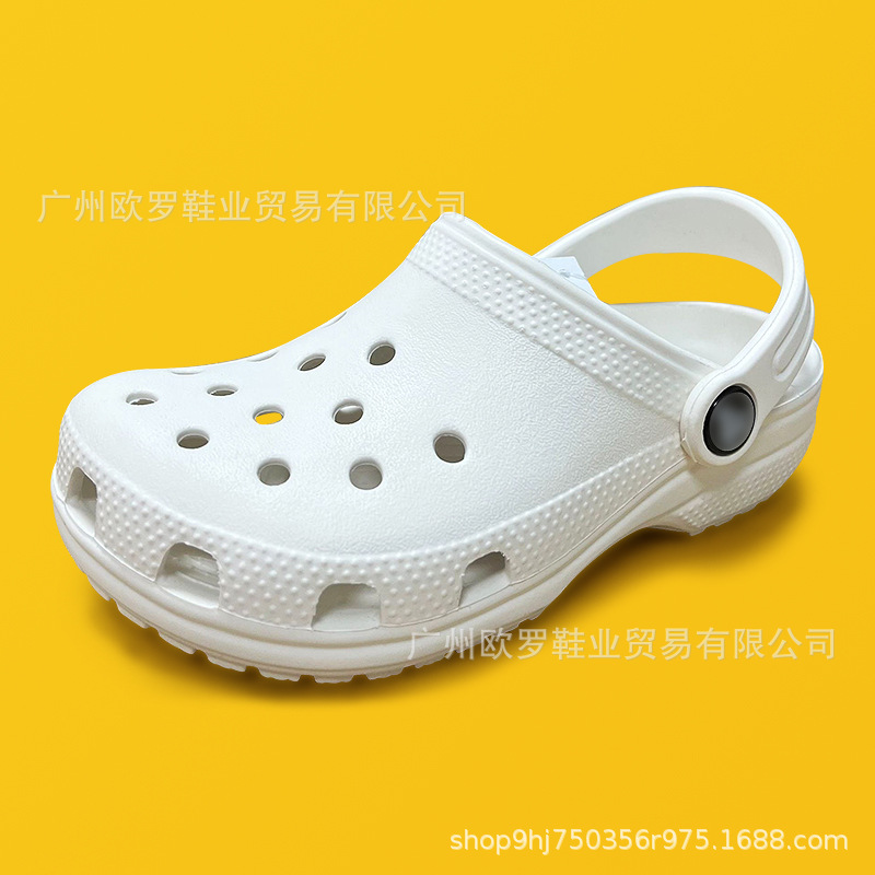 Cruz de zapatos de agujero para niños estrellas clásicas suelas blandas sandalias de playa zapatillas al por mayor