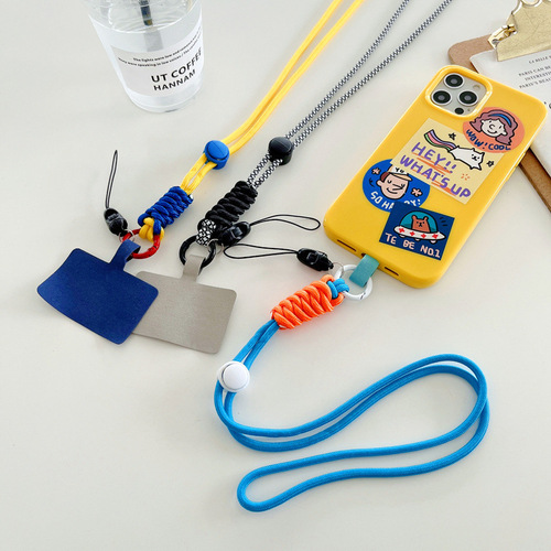 Colorful lanyard long and short sports Apple 13Promax mobile phone case lanyard xsamx personalized men and women