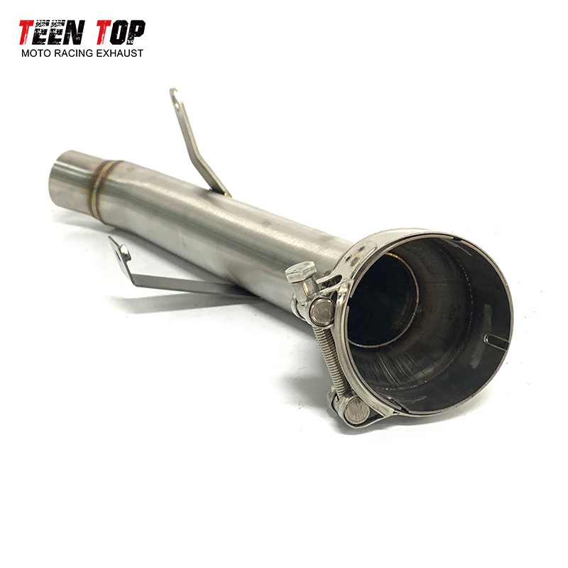 Suitable for Suzuki Gsx-S1000 Exhaust Pipe Modification, Gsx-S1000F Stainless Steel Back-Pressure Drum Mid-Section Exhaust