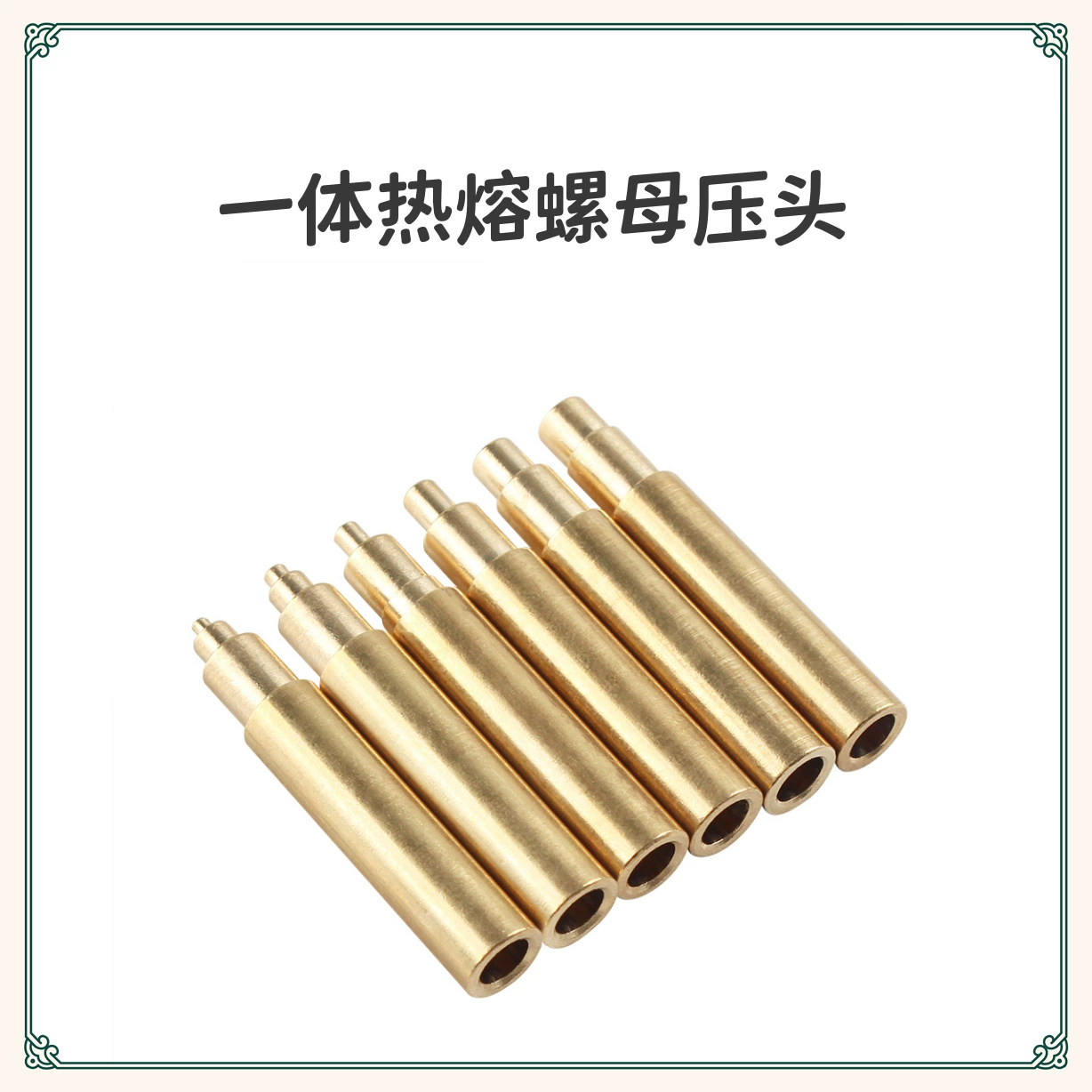 3 printer accessories hot melt nut indenter brass implant tool 2-8 model heating kit
