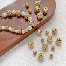 18k�����ɫ�U���䆼��W����ŵ䴮��diy�ֹ��Ʒ�����