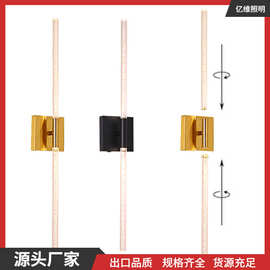 跨境新款充电壁灯墙壁灯客厅壁画长条灯免接线壁灯过道带遥控三色