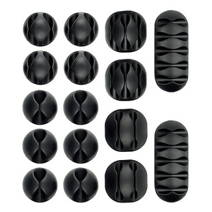Cross-border Hot-selling Porous Combination suit Desktop Simple Data Cable Hub Storage Organiser Winding and Fixer