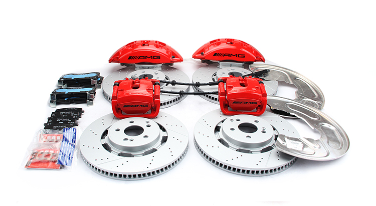 Suitable for Mercedes-Benz Large Gw464G500G350G550 Modified Calipers, Front Six and Rear One Large Brake Disc, Large Calipers