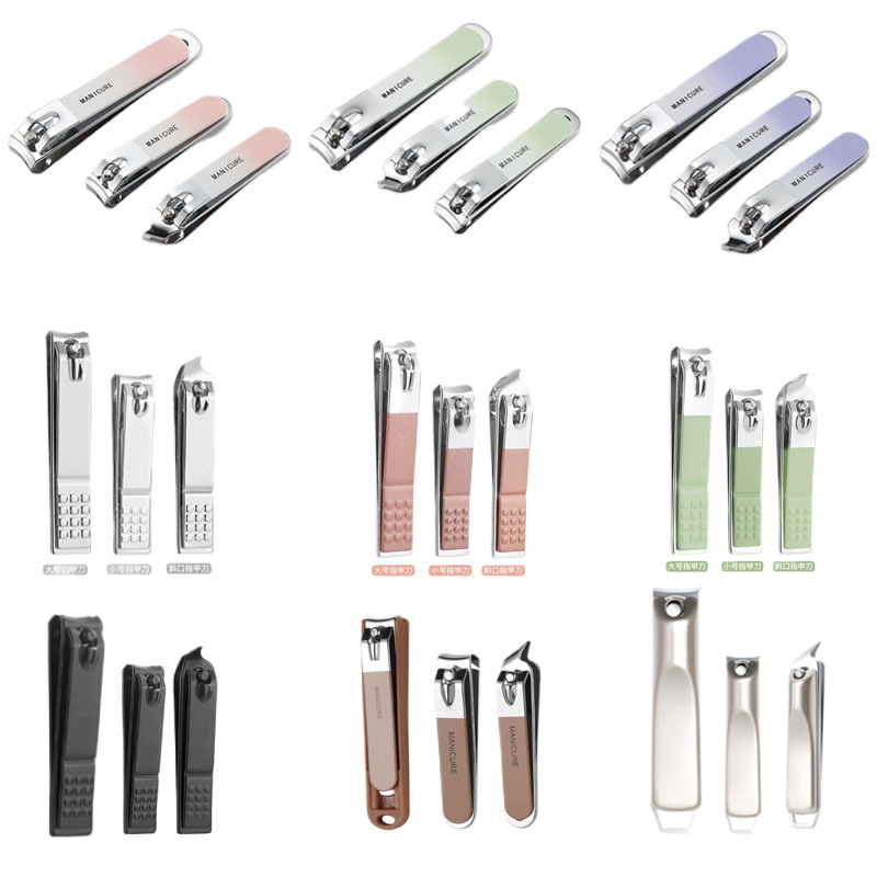 Nail Clippers single large nail clippers household suit manicure tools flat mouth oblique nail clippers cut toe nail clippers