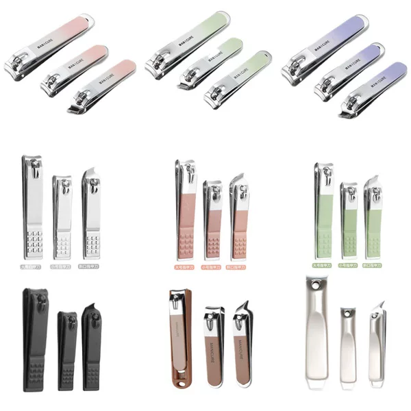 Nail Clippers single large nail clippers household suit manicure tools flat mouth oblique nail clippers cut toe nail clippers