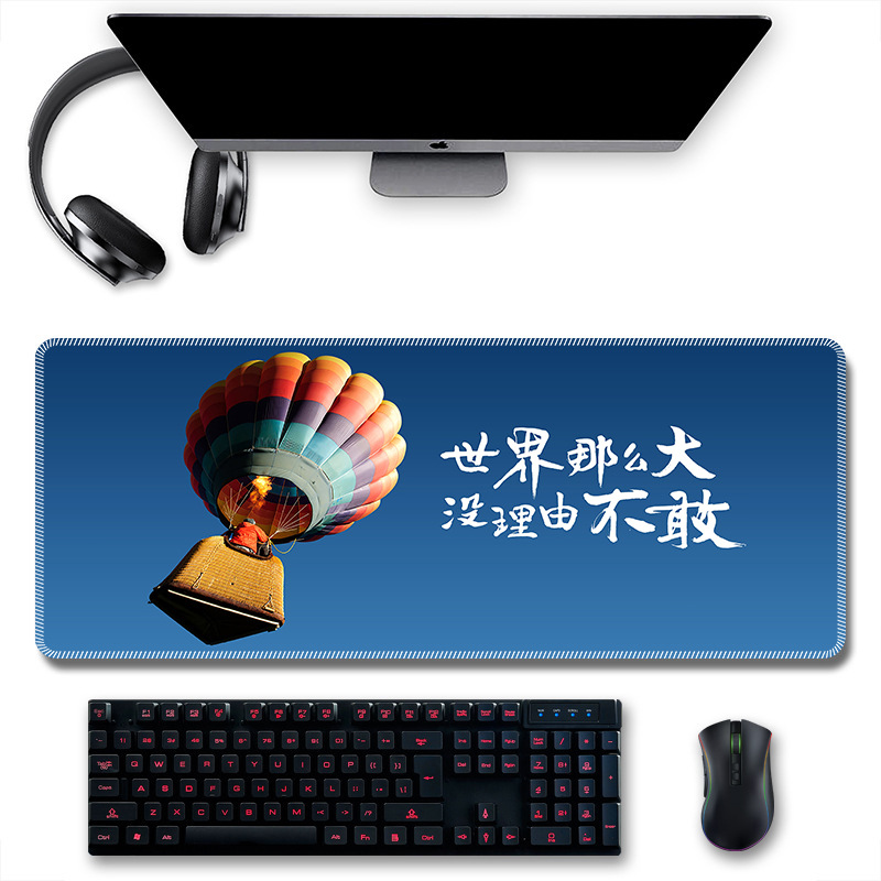 Alfombrilla de Ratón Grande US Dollar Heat Map, Borde Antideslizante, Engrosada