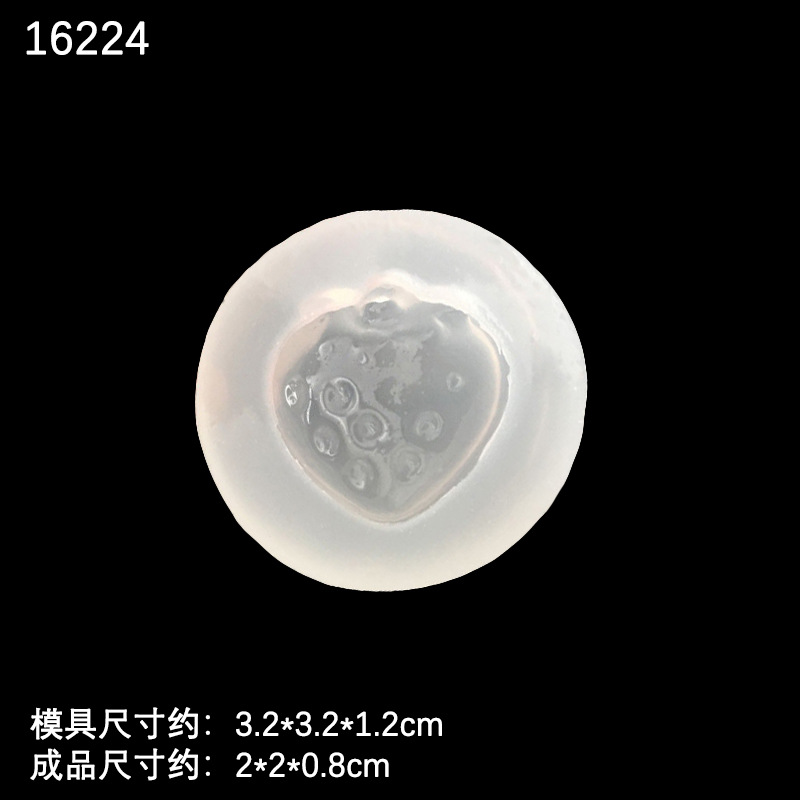 Espejo de cristal epoxi molde DIY hecho a mano paquete material epoxi joyería hoja oso cabeza libélula barba fresa