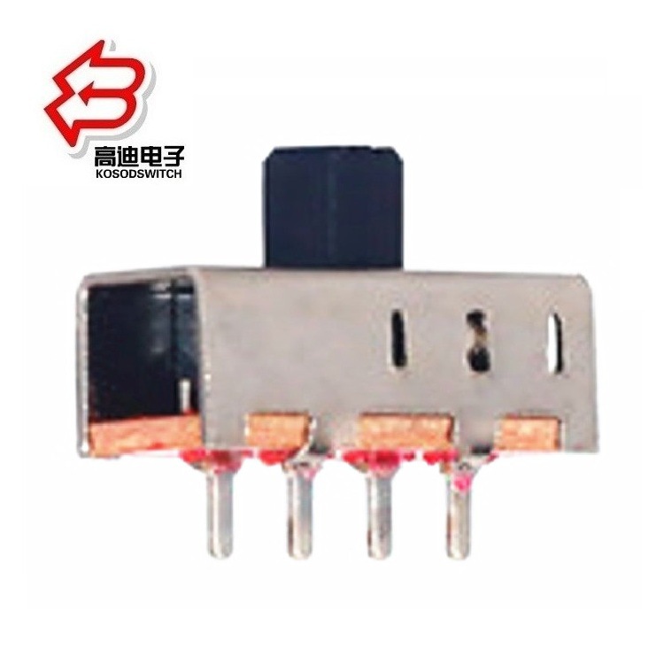 3档拨动开关三档4脚 小型3位滑动开关三档   通讯3位拨码开关三位
