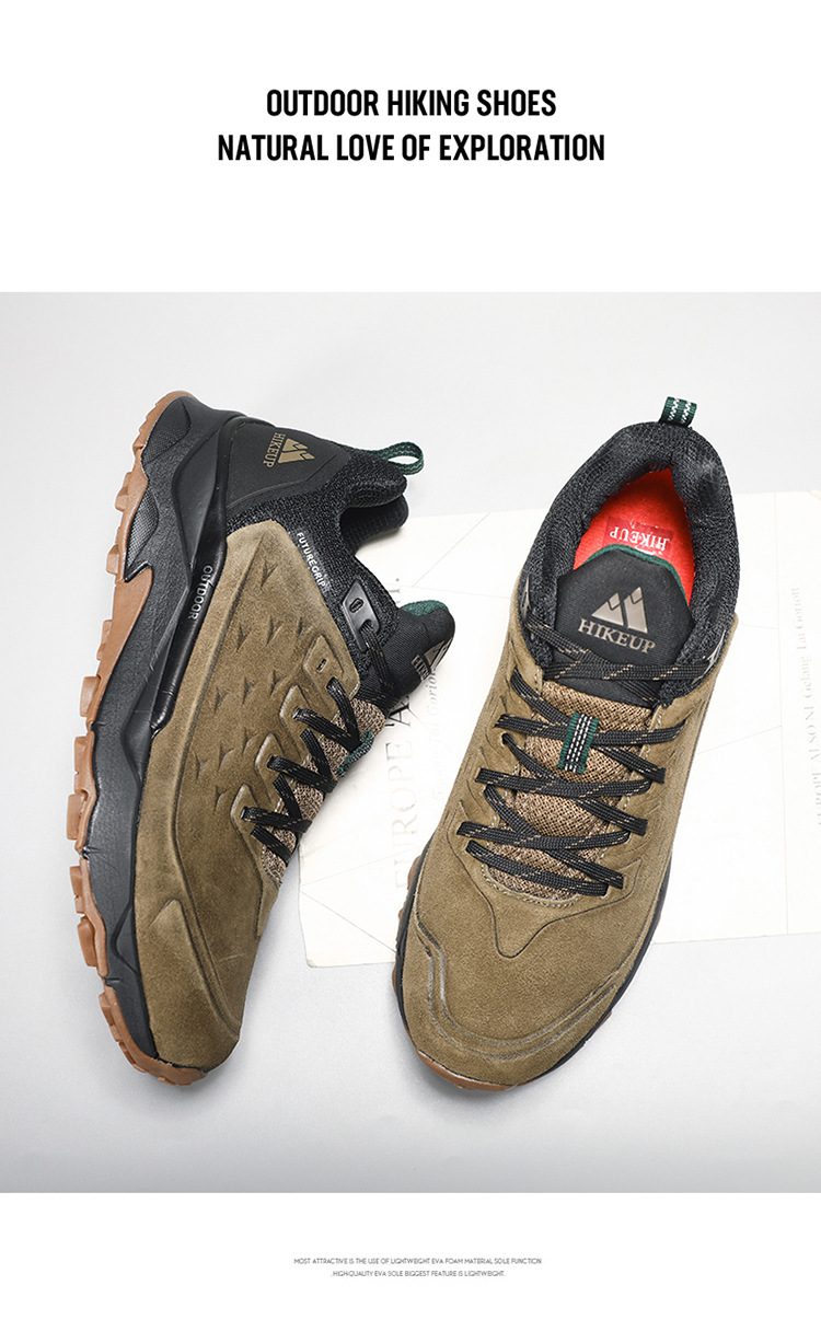 ShoeGlobe ShoeGlobe Outdoor Professional Hiking Men's Trail Running Travel Waterproof Non-Slip Lightweight Trekking Low-Cut Casual Shoes_voghion.com