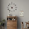 Scandinavian modern and minimalistic creative acrylic watch, quartz decorations for living room