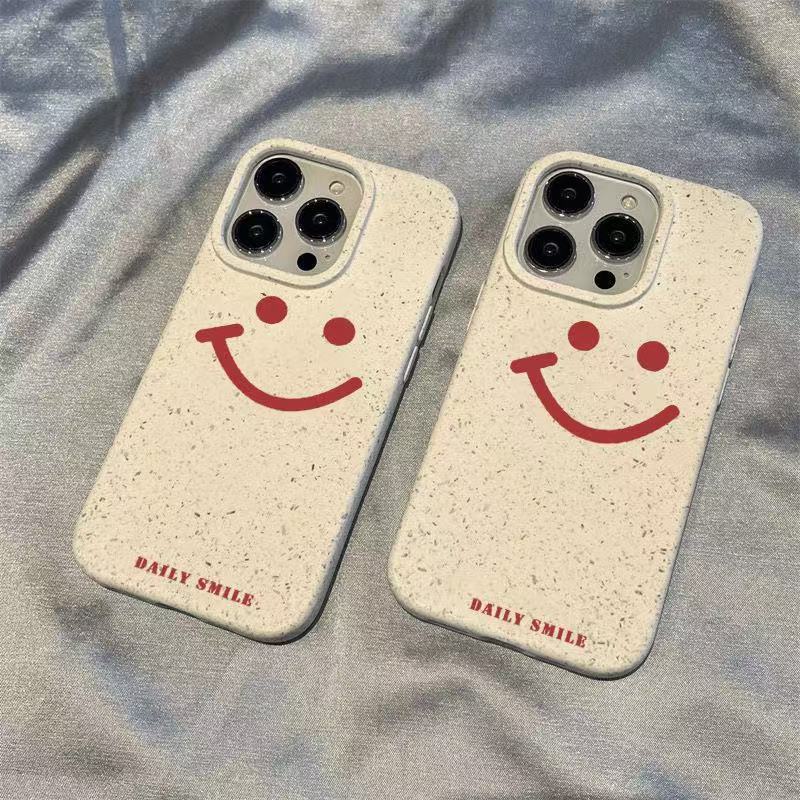 Smiley simple para iPhone 16pro funda para teléfono móvil Apple 15 anti-caída 14pro/13promax nuevo 12x