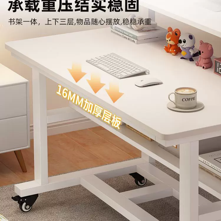 Прикроватный стол Съемный компьютерный стол Маленький стол Спальня Домашний студенческий стол Простой учебный стол офис новый стиль