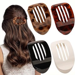 アワビグリッパー、女性用高級後頭部ヘアアーティファクト、カーブポニーテールクリップ、気質、多用途、滑り止めヘアピン、ヘッドギア