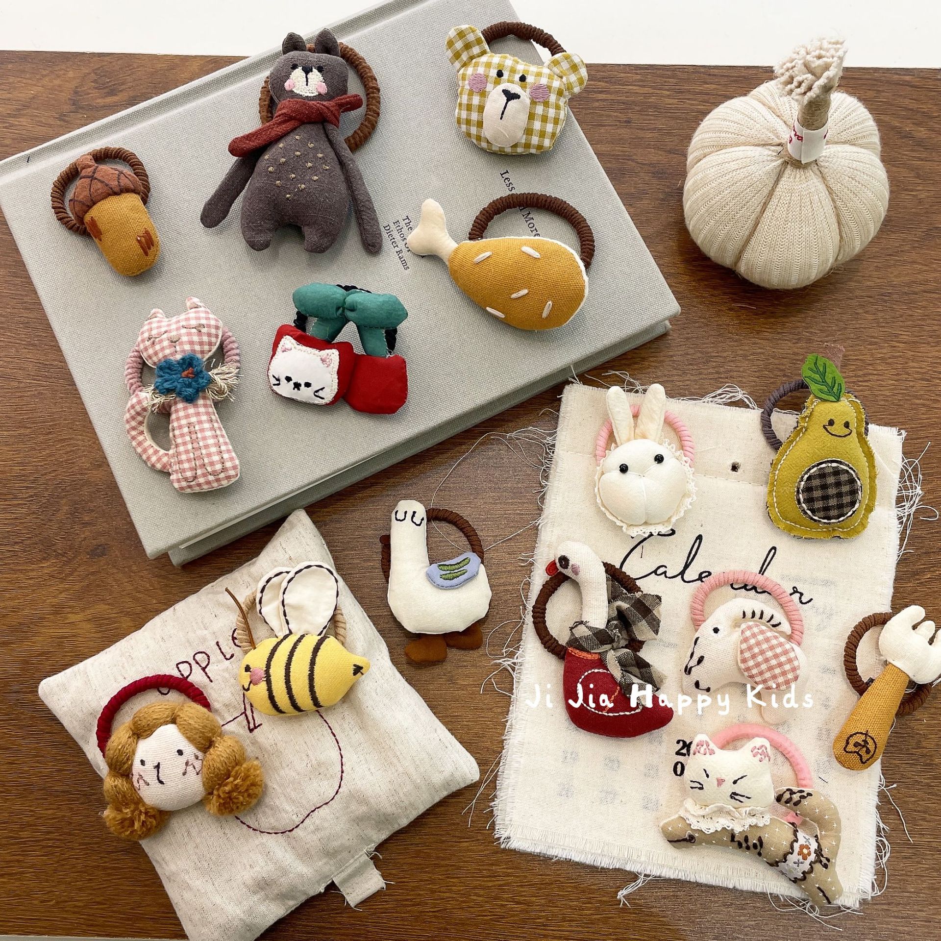 Korean Baby Cartoon Fabric Hair Band Cute Little Animal Kidsren's Hair...