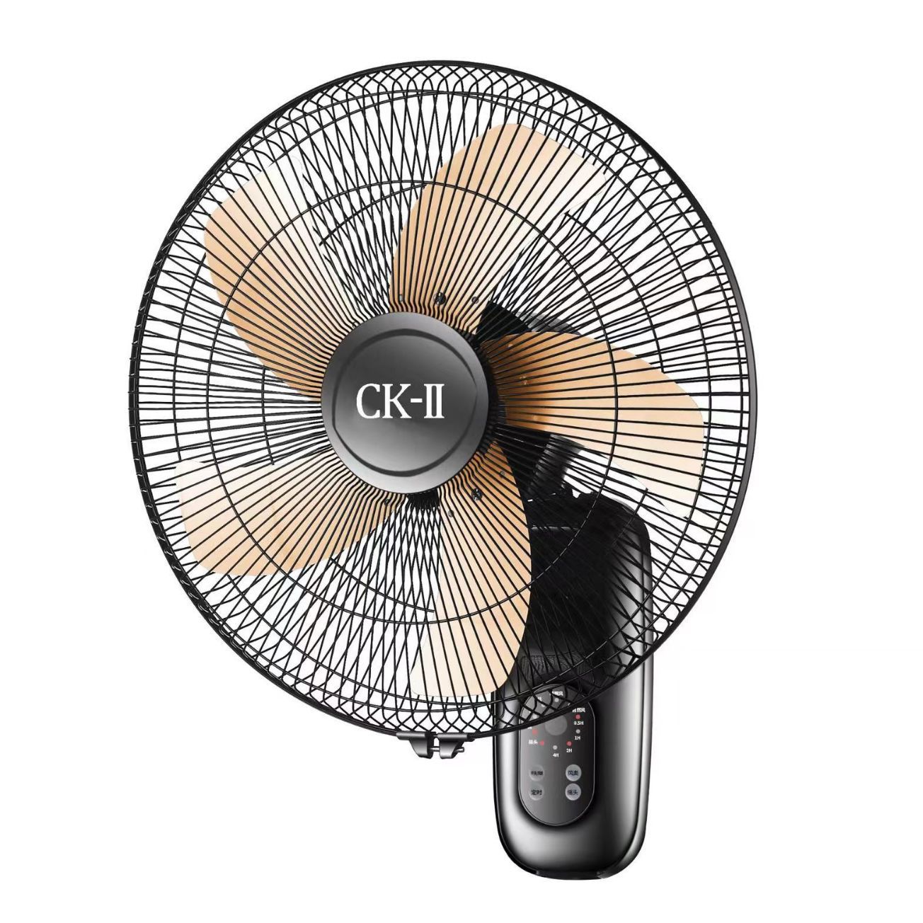 Ventilador de pared CK-II montado en la pared tono ligero control remoto ventilador eléctrico hogar colgante de pared fuerte industrial sacudiendo la cabeza ventilador colgante ventilador eléctrico grande
