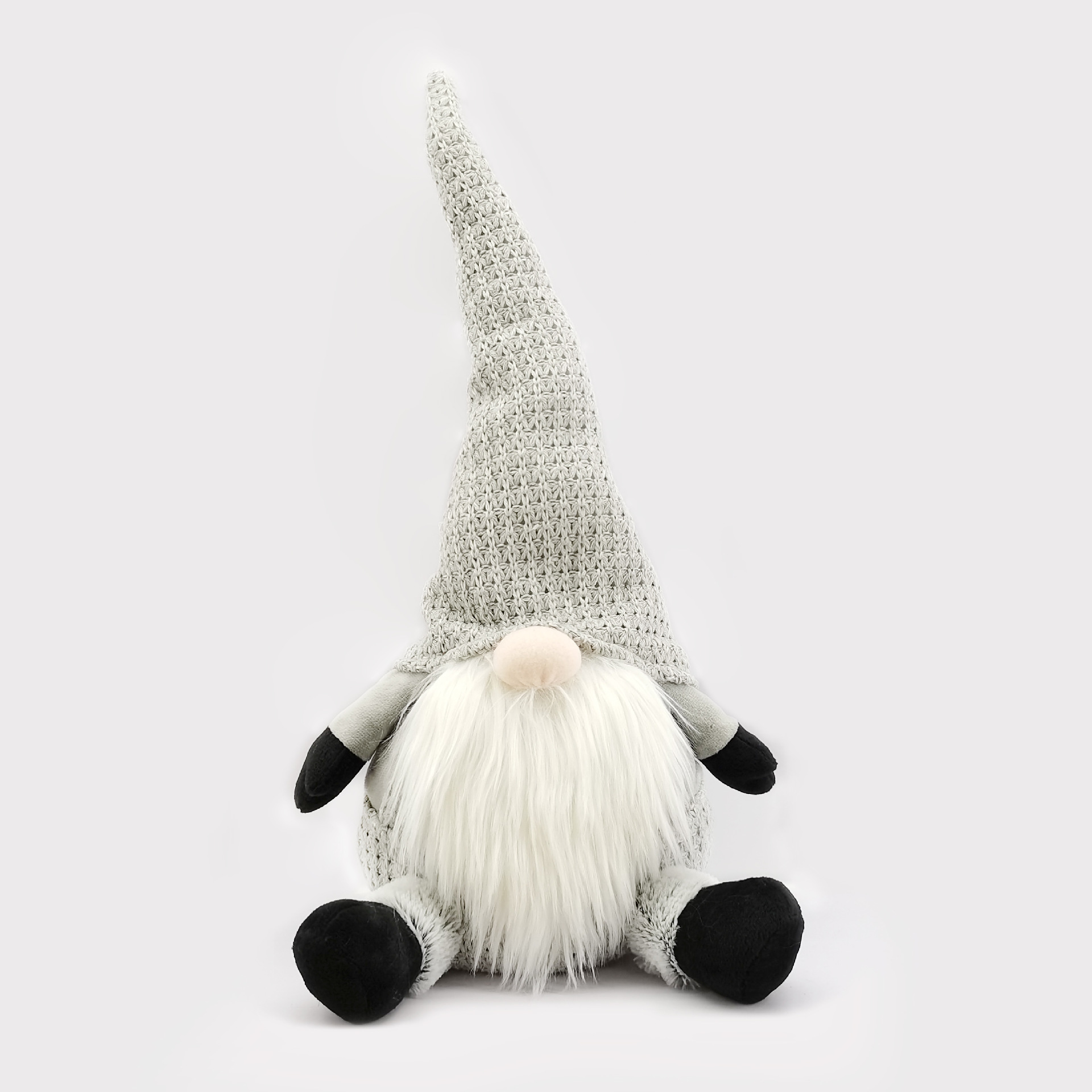 Customized wholesale christmas plush toy standing plush elf christmas doll decoration