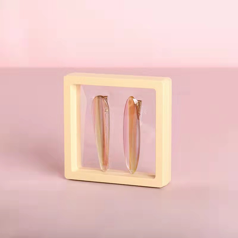 悬浮手串盒包装盒PE薄膜穿戴甲展示架透明手表徽章饰品盒纪念币