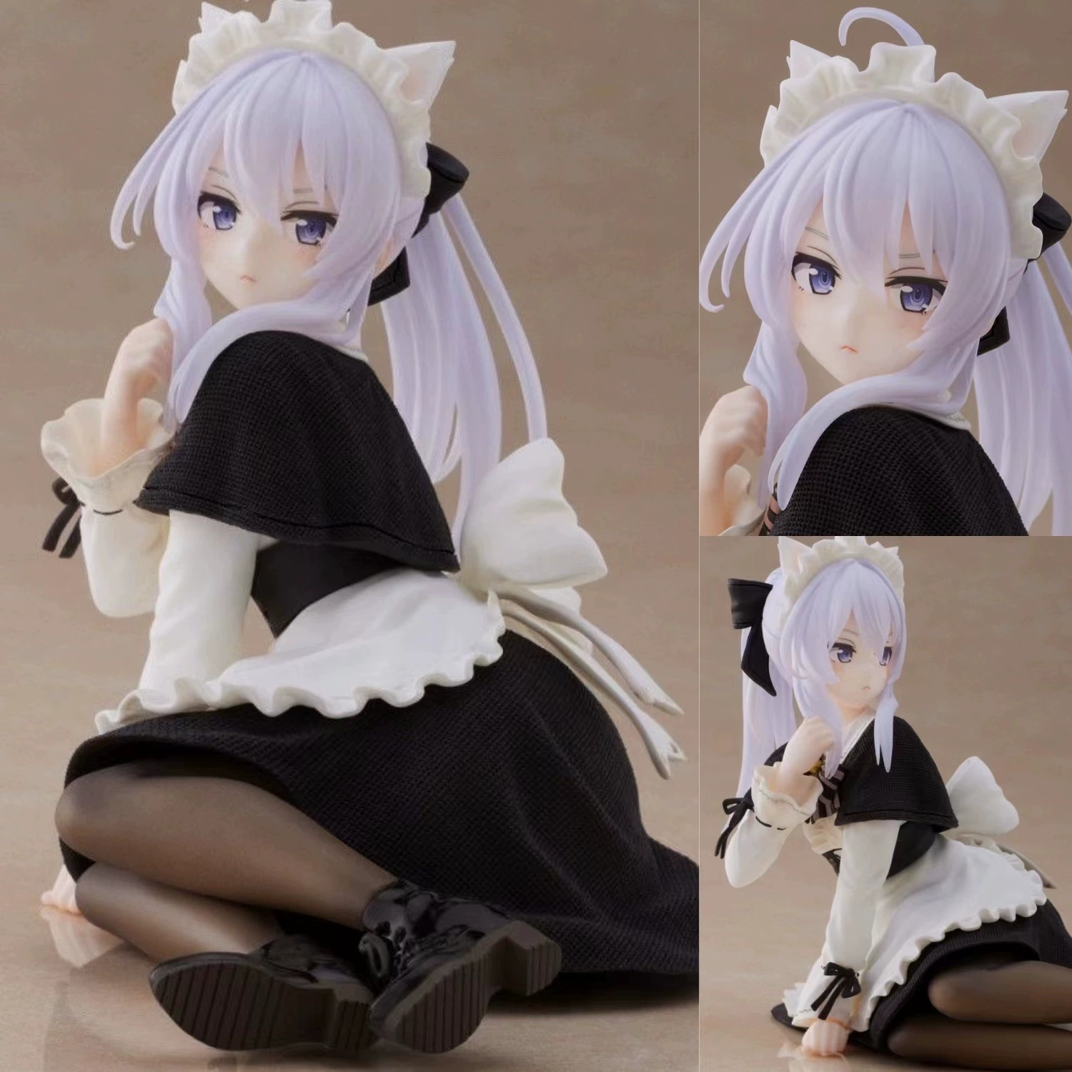 Поездка ведьмы Горничной Ирены кошачий ухо сидя в двухмерном положении