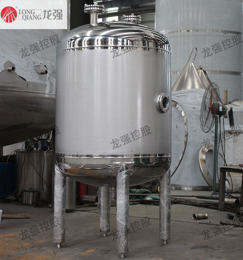 厂家供货304容器不锈钢发酵罐 桨式搅拌带加热生物发酵设备价格