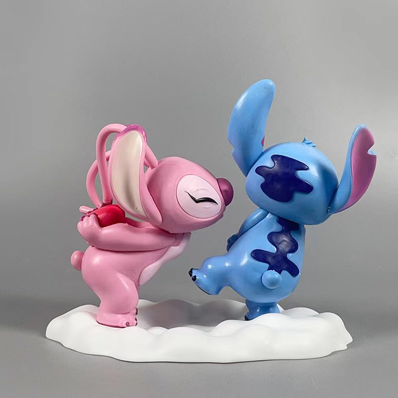 Star Baby Sticky Hecho a mano Sticky Angel pareja Kiskiss modelo de regalo de San Valentín