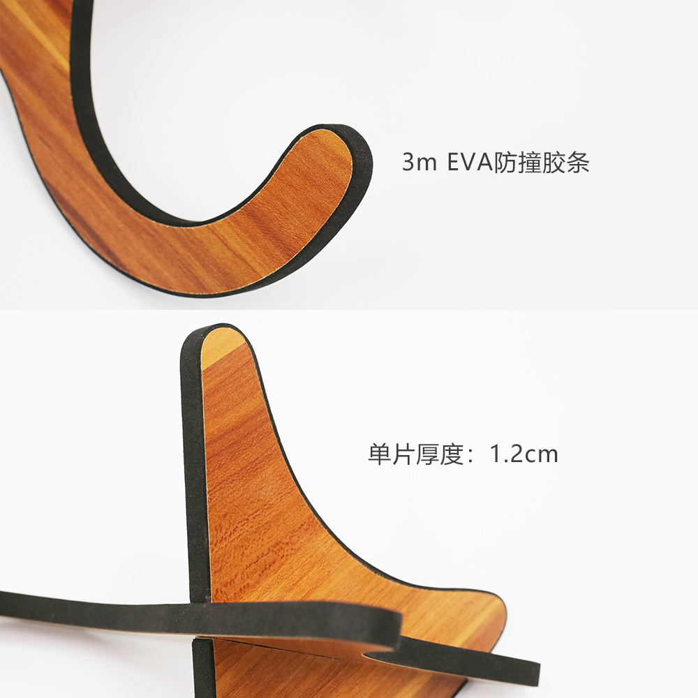 Suministro directo de fábrica Soporte de madera para guitarra pequeña Soporte de madera para violín ukelele Soporte portátil plegable vertical