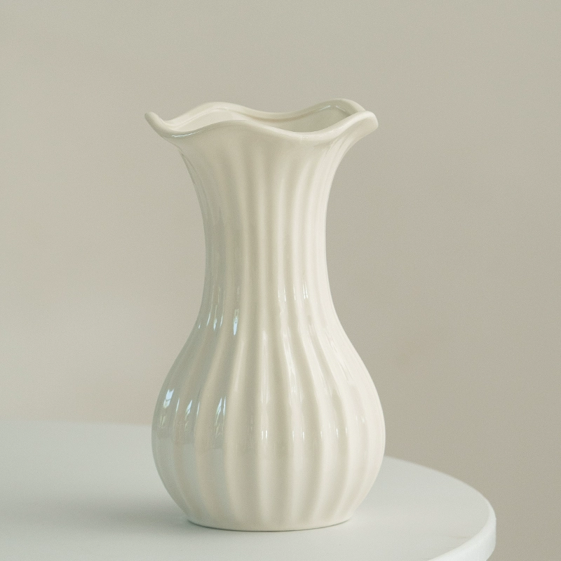 белая современная керамическая ваза с водными цветами, сухоцветы, декоративные украшения, украшения для гостиной, стола, цветочные горшки, скандинавские цветочные горшки