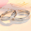 Jewelry, fashionable adjustable ring for beloved suitable for men and women heart shaped, simple and elegant design