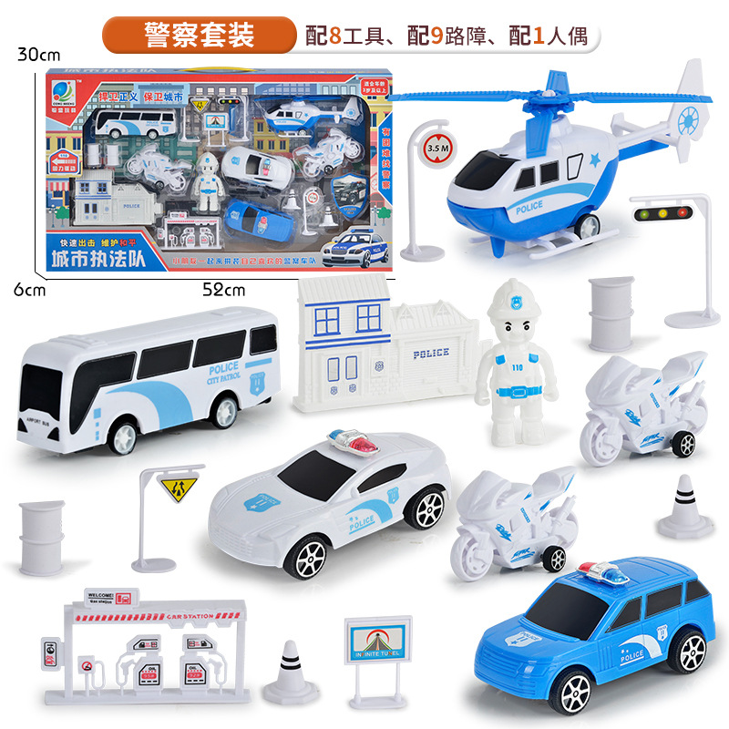 Venta directa de fábrica, juguetes, juegos de vehículos de ingeniería para niños, caja de regalo grande