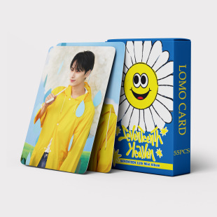 Spot new 55 Seventeen cards Hong Zhixiu Yin Jing Han Fu Sheng Kuan Xu Minghao LOMO small card