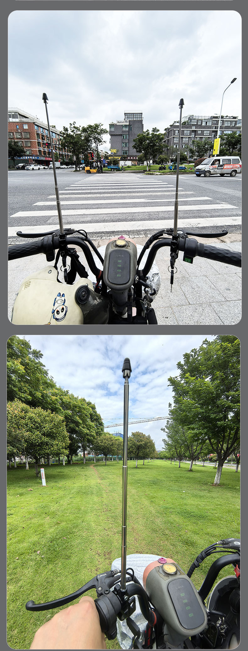 Kite Line Cutter, Electric Vehicle Hook with Helmet Lock, Three-In-One Anti-Kite Line Device for Electric Bikes