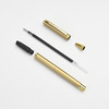 High -end business office creative stationery signature pen black carbon custom logo advertising metal neutral pen wholesale