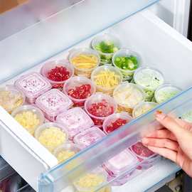 葱姜蒜收纳盒冷冻冰箱保鲜盒食品级葱花备菜分装盒子百香果瓶